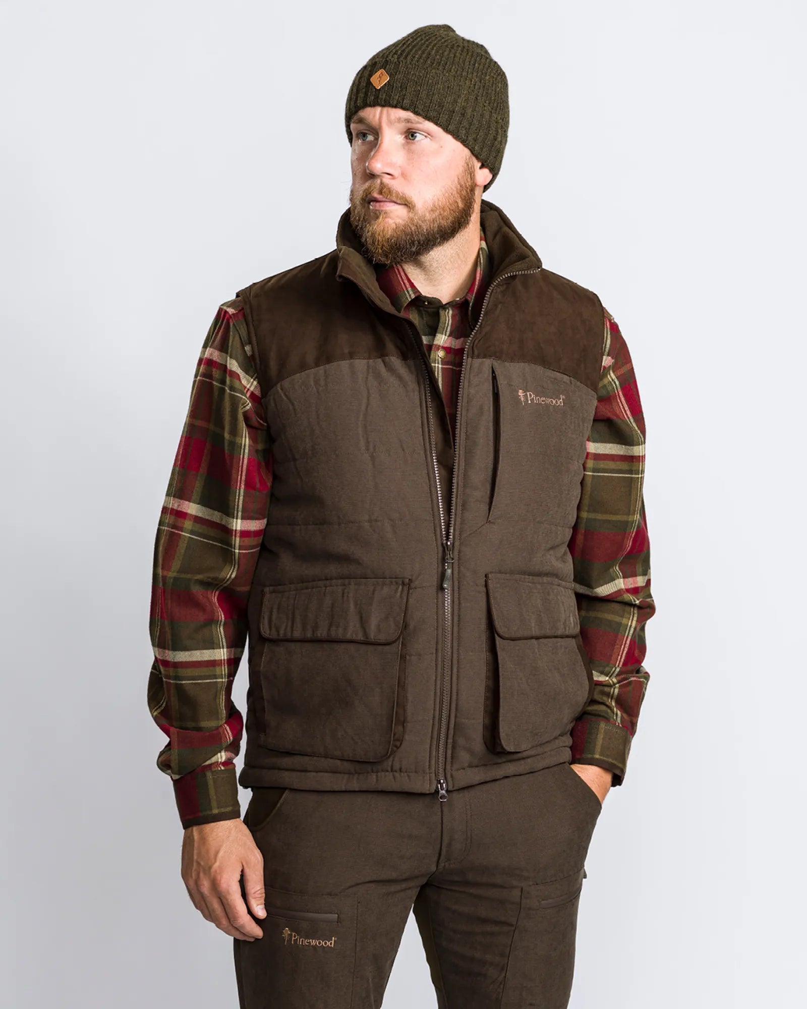 Abisko Småland Vest M's – Suede Brown (241) – 5883