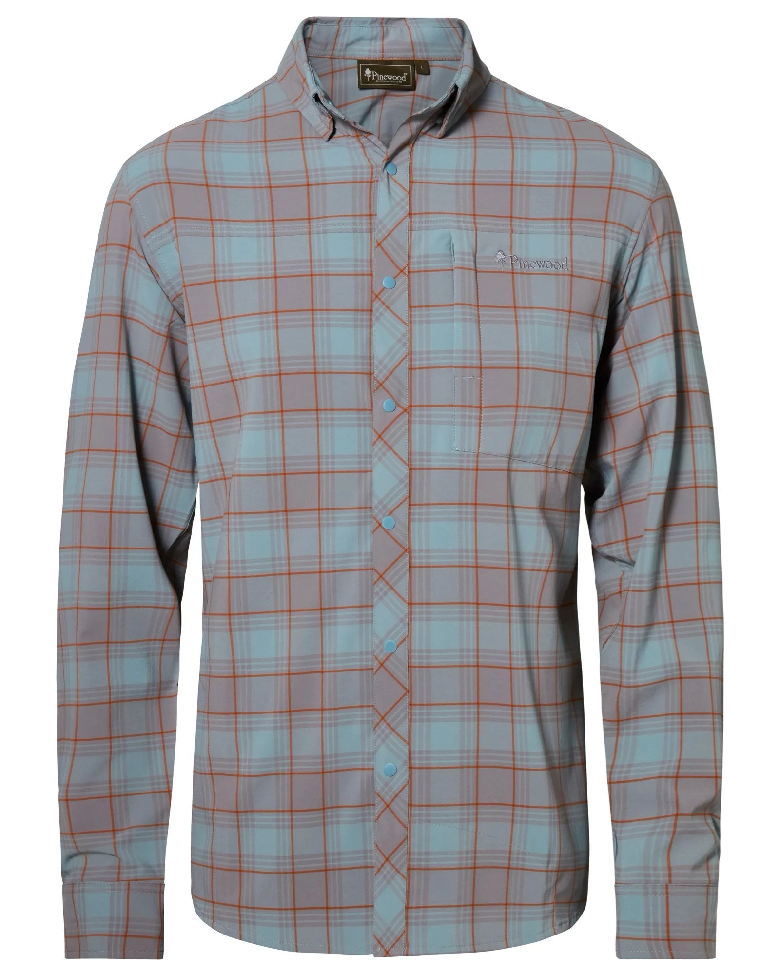 Abisko Trekking InsectSafe L/S Shirt M's – Aqua Grey (467) – 5222