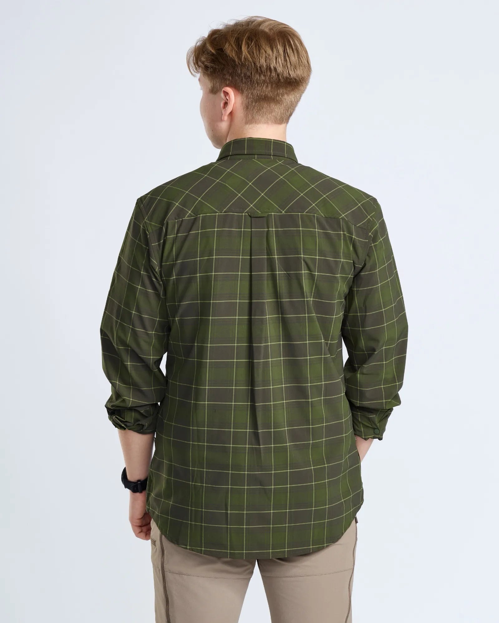 Abisko Trekking L/S Shirt M's – Moss Green (135) – 5122