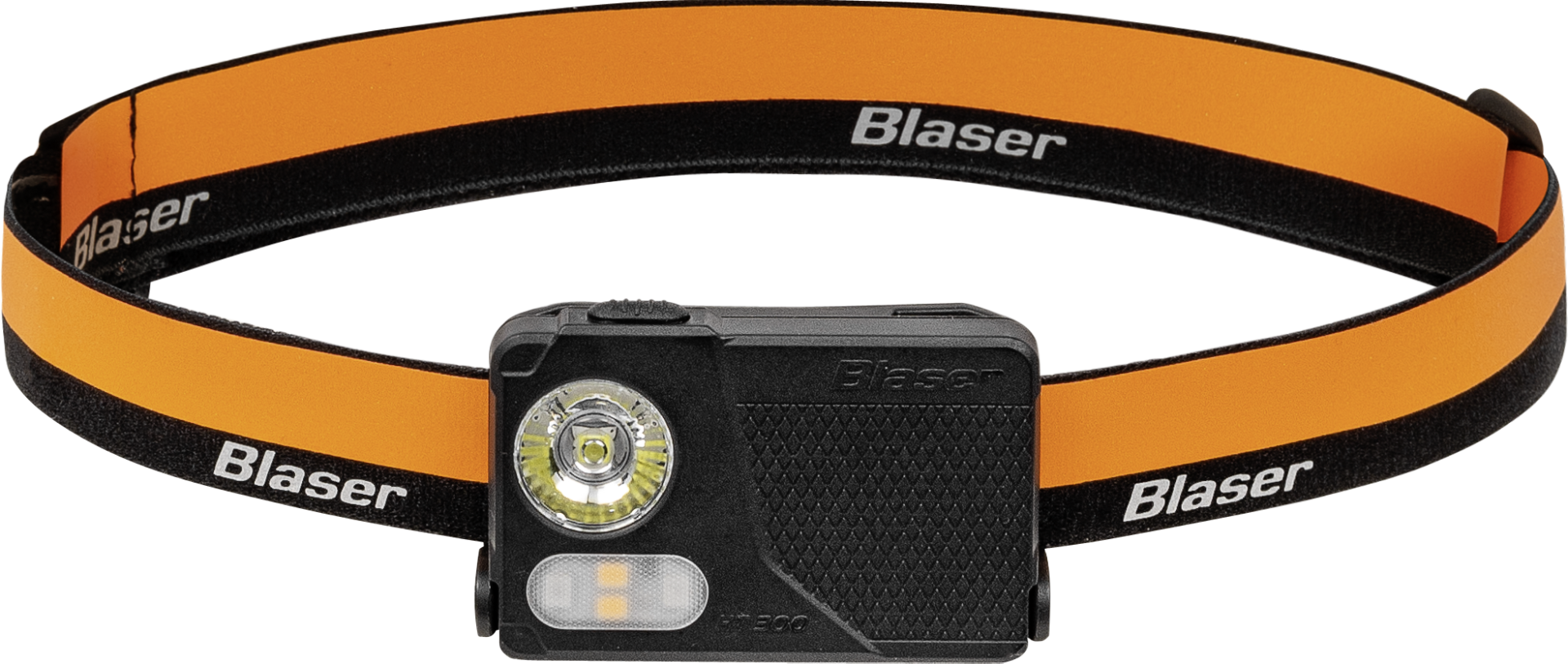 Blaser HT 300 fekete fejlámpa narancssárga fejpánttal