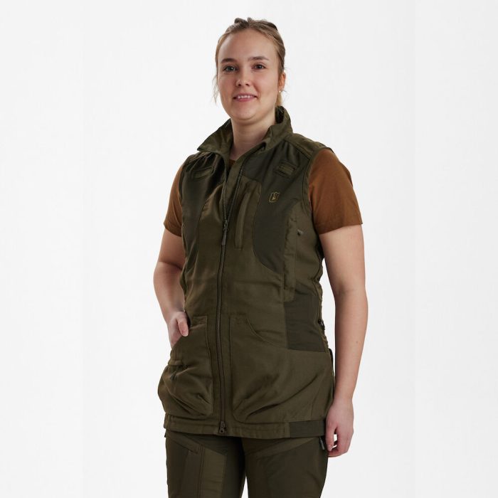 Deerhunter ANN Extreme mellény – női – 4113 – Palm Green – pálmazöld (389) – elölnézet