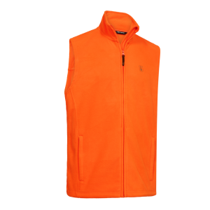Deerhunter ATLAS Light Fleece láthatósági polár vadászmellény – 4636 – Orange – narancssárga (663) – elölnézet