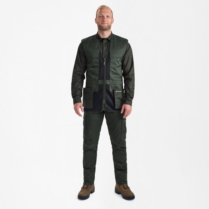 Deerhunter ATLAS Mesh Shooting hálós lövészmellény – 4127 – Timber – erdei barna (393) – elölnézet