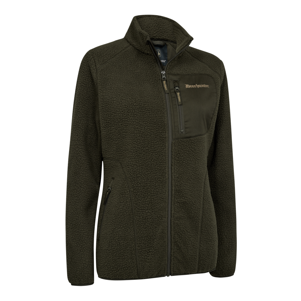 Deerhunter ATLAS polár kabát – női – 5144 – Forest Green – erdőzöld (361) – elölnézet