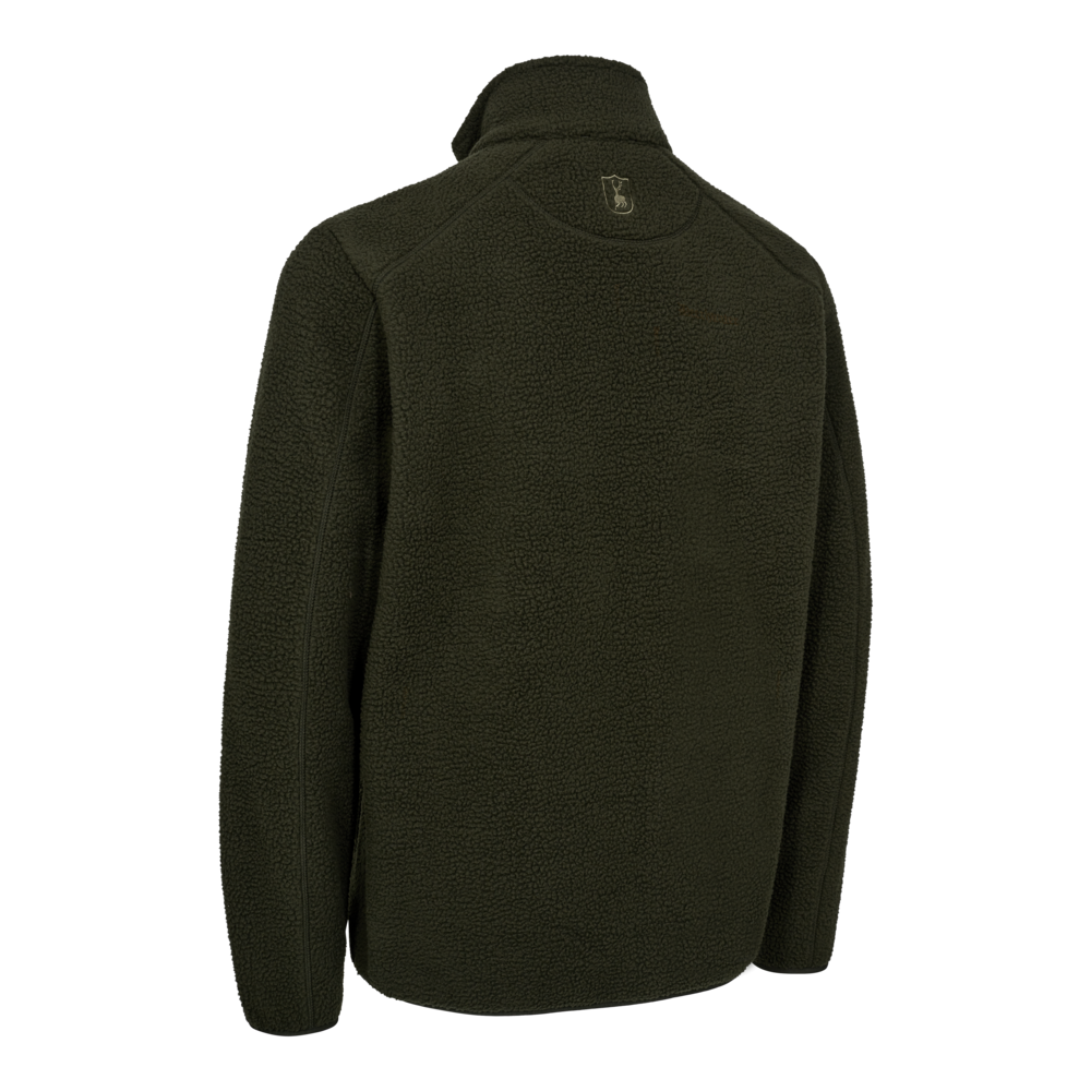 Deerhunter ATLAS puha férfi polár vadászkabát 5131 – Forest Green – erdőzöld (361) – hátulnézet