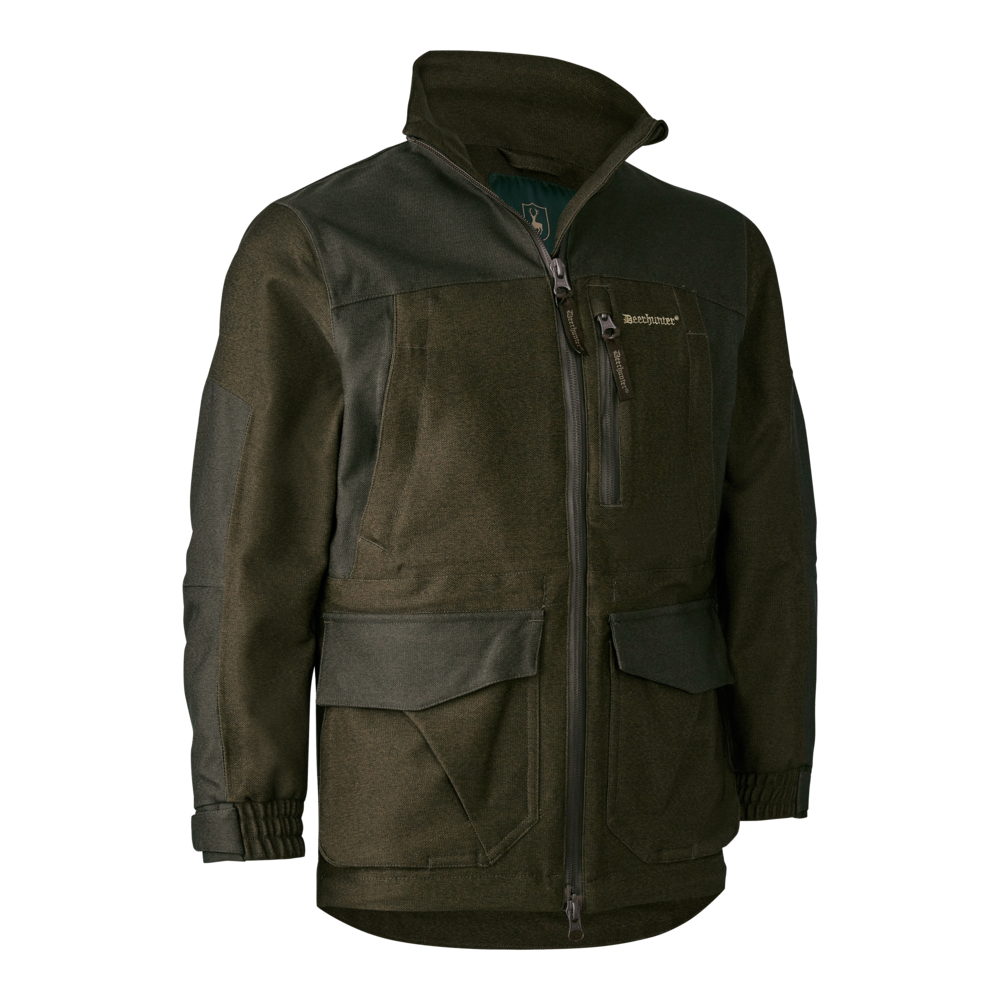 Deerhunter CHASSE kabát – ifjúsági – 5748 – Olive Night melange – sötét olívazöld melír (365) – elölnézet