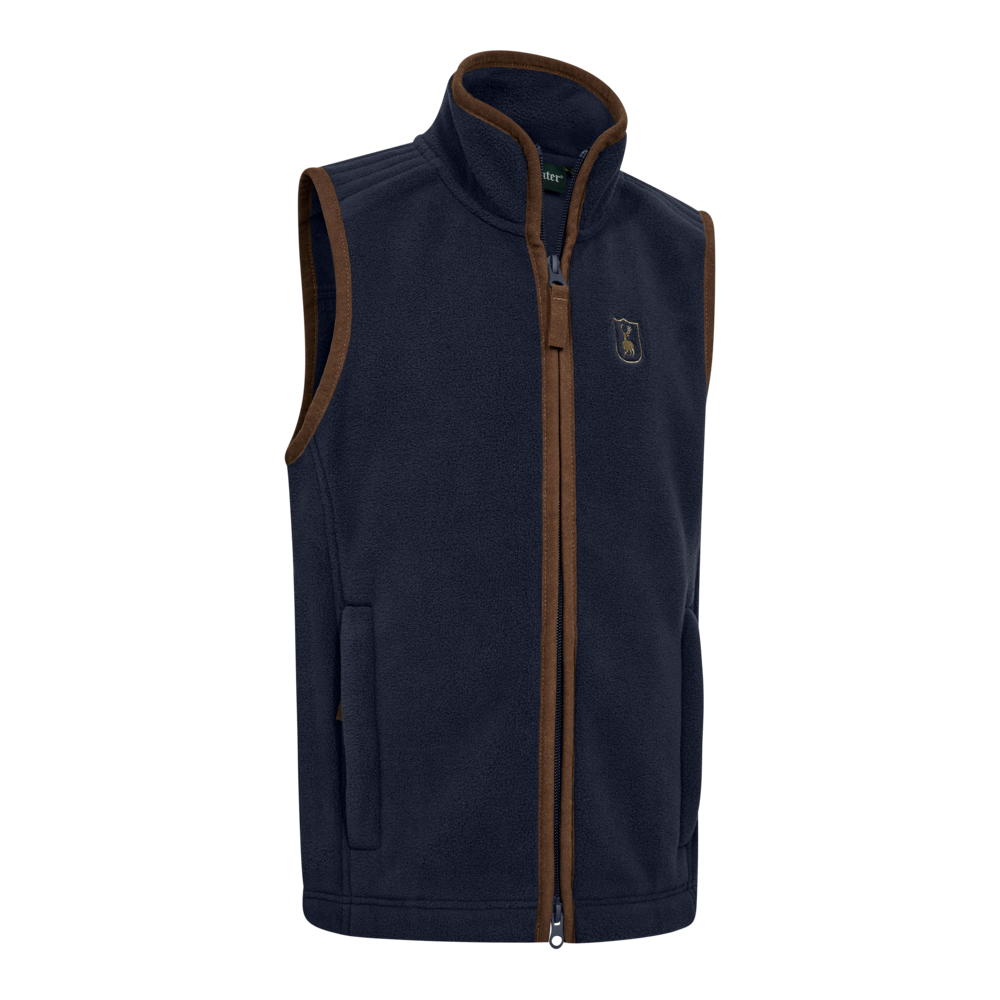 Deerhunter CUMBRIA polár mellény – ifjúsági – 4639 – Dark Blue – sötétkék (786) – elölnézet