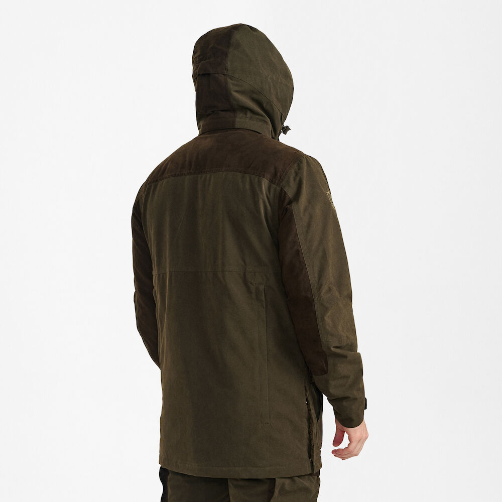 Deerhunter EAGLE Jacket – vízálló férfi vadászkabát – 5786 – Tarmac Green – szürkészöld (379) – hátulnézet