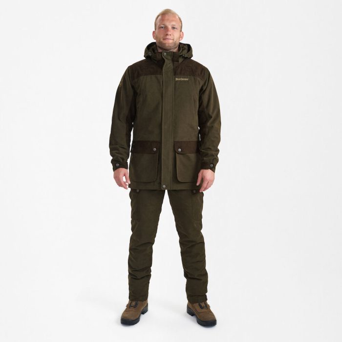 Deerhunter EAGLE Jacket – vízálló férfi vadászkabát – 5786 – Tarmac Green – szürkészöld (379) – elölnézet