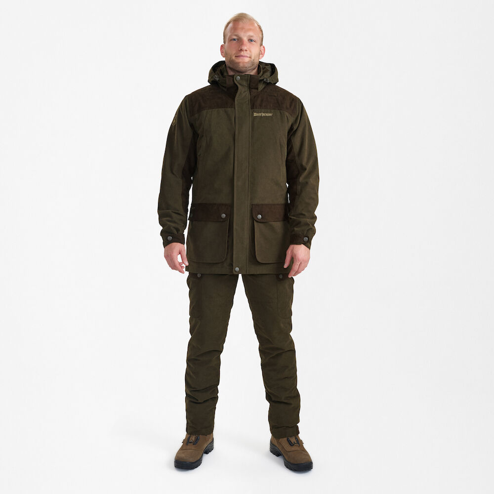 Deerhunter EAGLE Jacket – vízálló férfi vadászkabát – 5786 – Tarmac Green – szürkészöld (379) – elölnézet