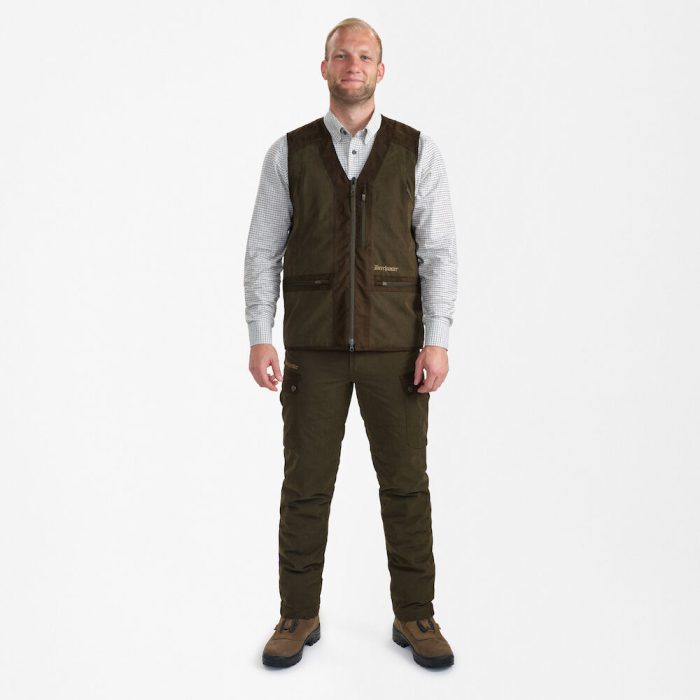 Deerhunter EAGLE STORMLINER® vadászmellény – 4784 – Tarmac Green – szürkészöld (379) – elölnézet