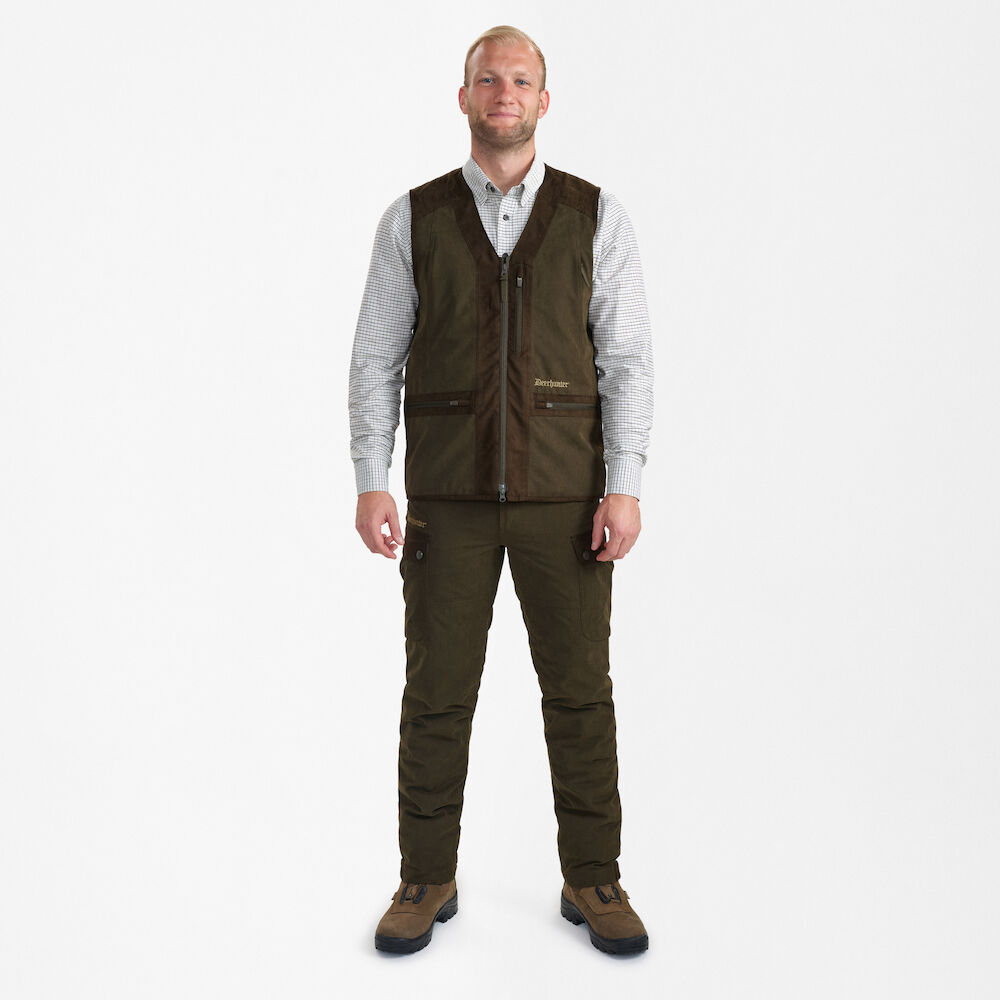 Deerhunter EAGLE STORMLINER® vadászmellény – 4784 – Tarmac Green – szürkészöld (379) – elölnézet