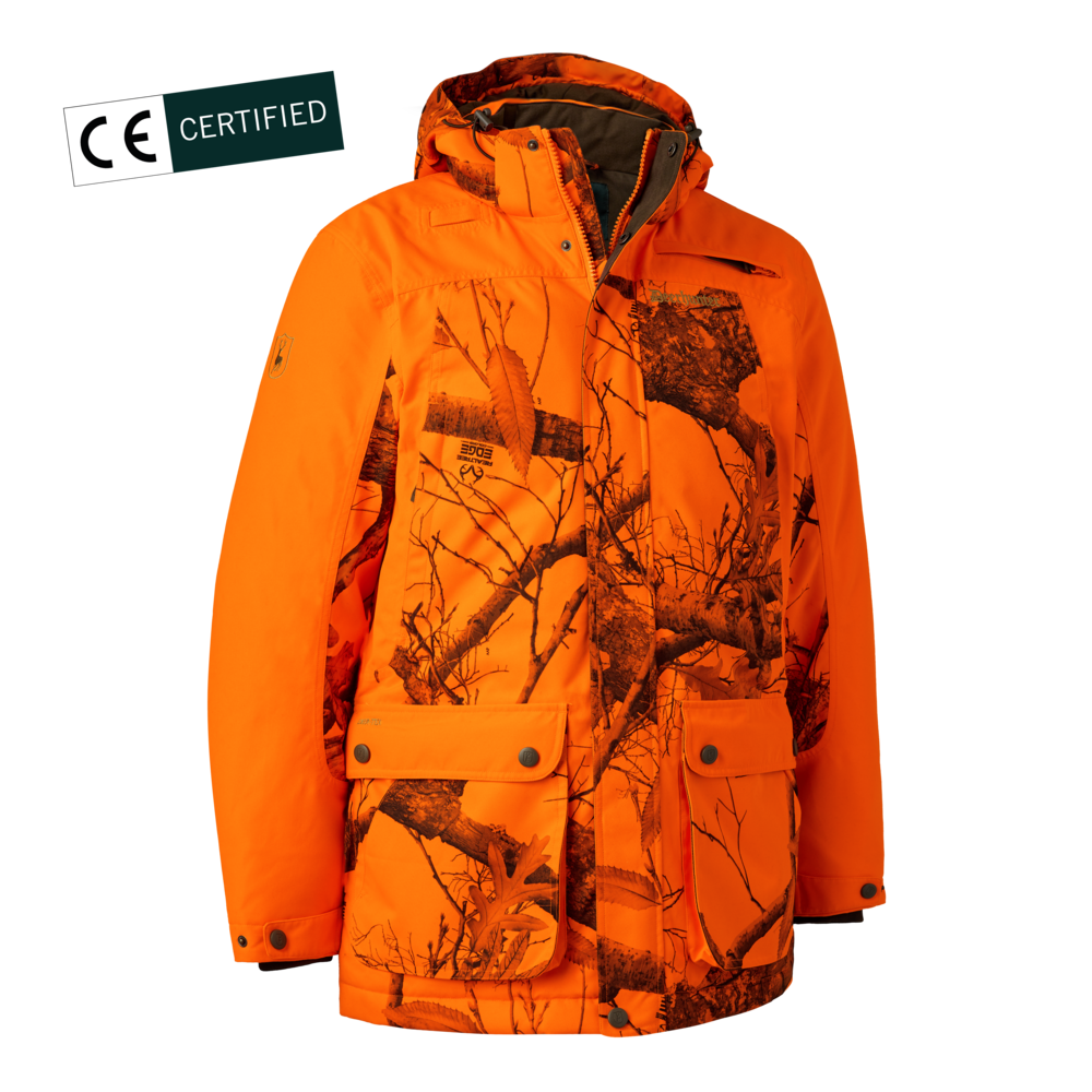 Deerhunter EAGLE Winter Jacket – tanúsított bélelt vízálló férfi vadászkabát – 5787 – REALTREE EDGE® ORANGE (83) – gyári termékfotó