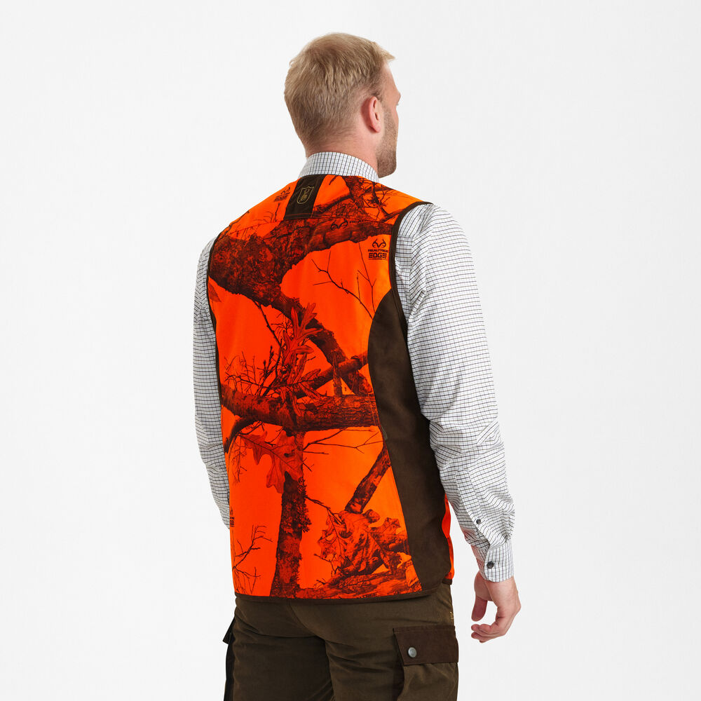 Deerhunter EAGLE mintás STORMLINER® vadászmellény – 4785 – REALTREE EDGE® ORANGE (73) – hátulnézet