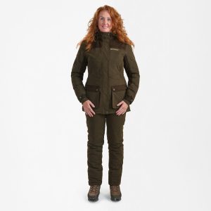 Deerhunter EAGLE téli kabát – női – 5955 – Tarmac Green – szürkészöld (379) – elölnézet