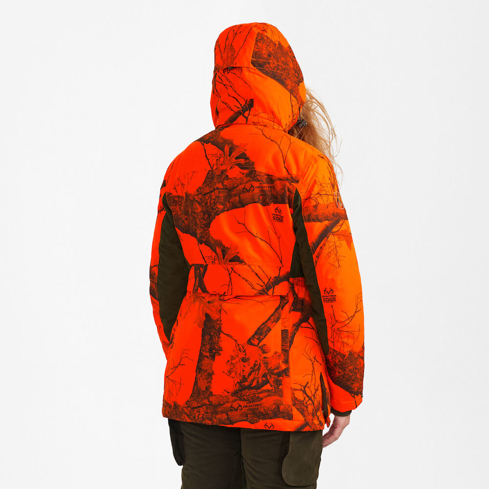Deerhunter EAGLE téli kabát – női – 5956 – REALTREE EDGE® ORANGE (73) – hátulnézet