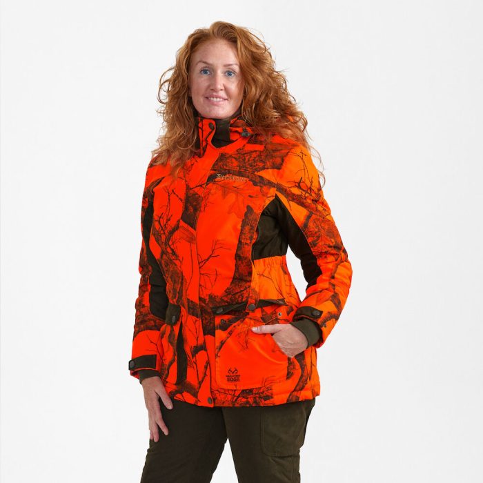 Deerhunter EAGLE téli kabát – női – 5956 – REALTREE EDGE® ORANGE (73) – elölnézet