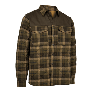 Deerhunter ELBERT bélelt flanel ingkabát – ifjúsági – 5944 – Brown Check – barna kockás (55684) – elölnézet