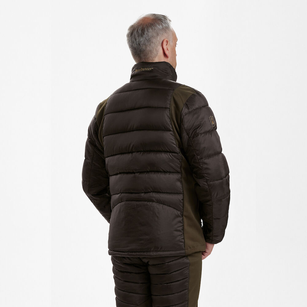 Deerhunter EXCAPE Quilted Jacket – steppelt bélelt férfi vadászkabát – 5544 – Art Green – zöld (376) – hátulnézet
