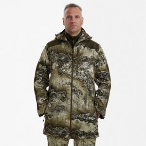 Deerhunter EXCAPE Rain Jacket – hosszított vízálló férfi esőkabát – 5607 – REALTREE EXCAPE™ (93) – elölnézet