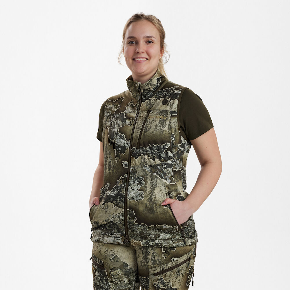 Deerhunter EXCAPE softshell mellény – női – 4843 – REALTREE EXCAPE™ (93) – elölnézet