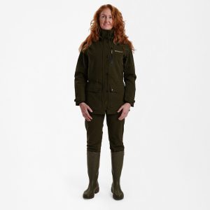 Deerhunter GABBY kabát – női – 5003 – Peat – tőzegbarna (391) – elölnézet