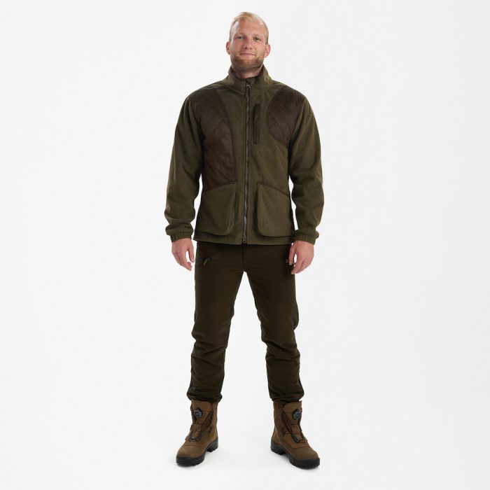 Deerhunter GAMEKEEPER Shooting Jacket – férfi lövészkabát STORMLINER® membránnal – 5314 – Graphite Green – grafitzöld (371) – elölnézet