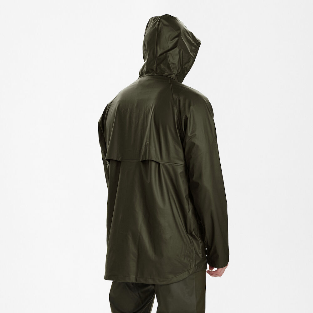 Deerhunter HURRICANE Rain Jacket – vízálló férfi esőkabát – 5172 – Art Green – zöld (376) – hátulnézet
