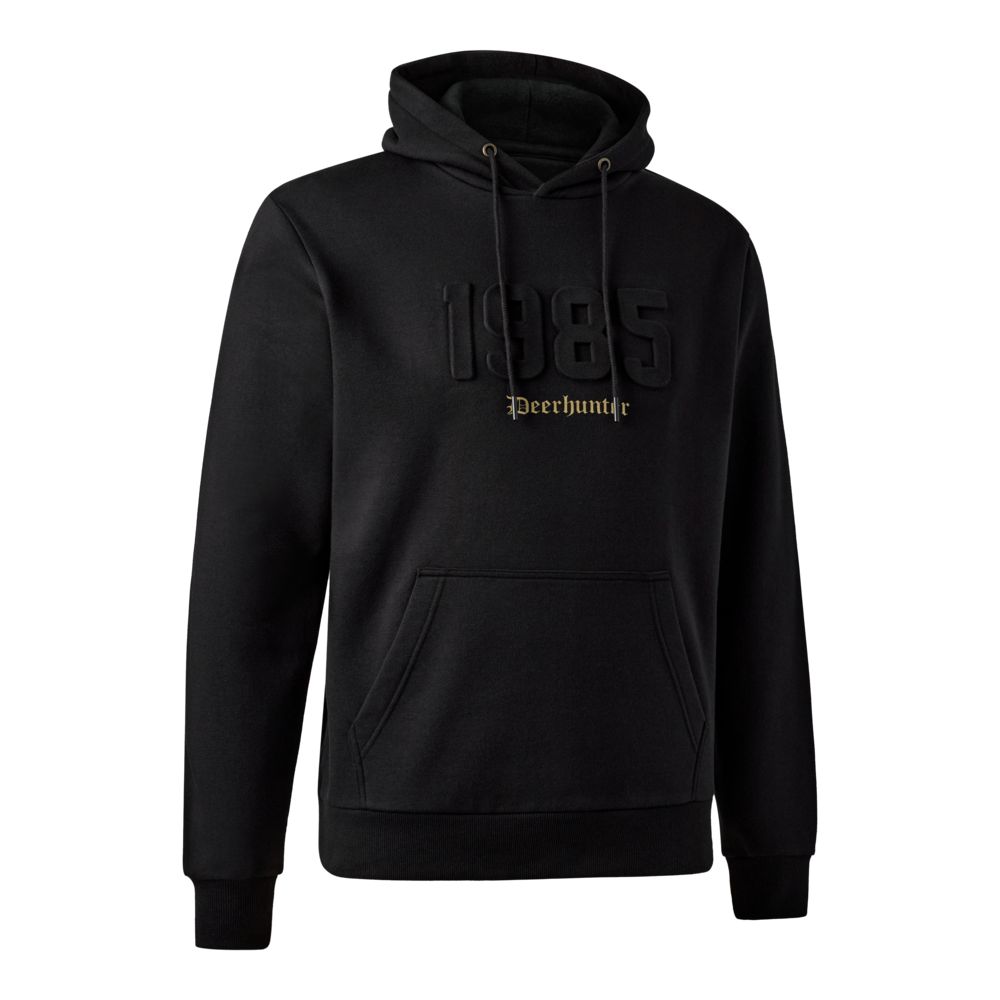 Deerhunter JUBILEE jubileumi kapucnis pulóver – 8073 – Black – fekete (999) – elölnézet