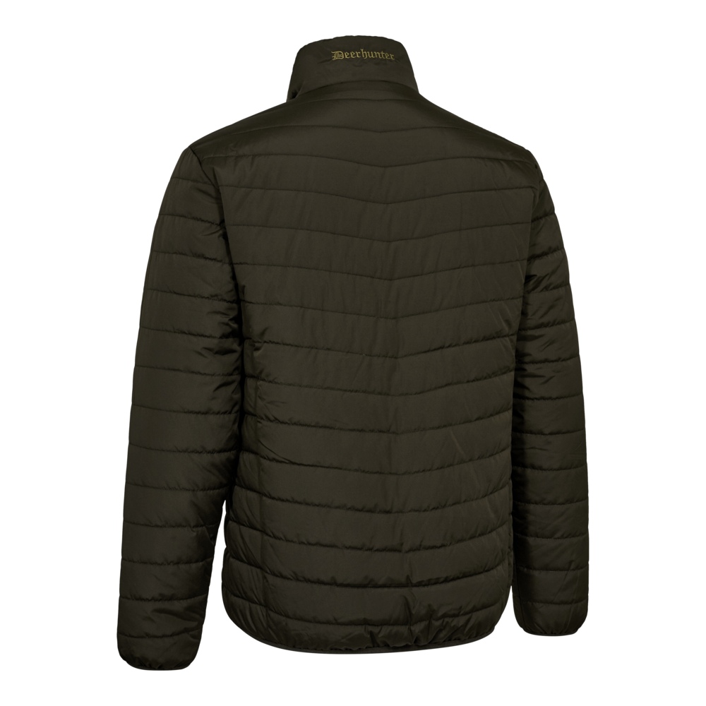 Deerhunter MOOR Fully Padded Jacket – bélelt férfi kabát – 5567 – Brown Leaf – levélbarna (571) – hátulnézet