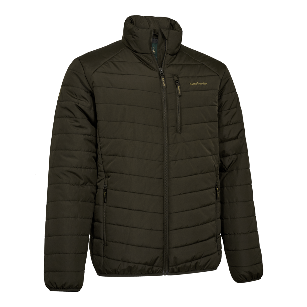 Deerhunter MOOR Fully Padded Jacket – bélelt férfi kabát – 5567 – Brown Leaf – levélbarna (571) – elölnézet