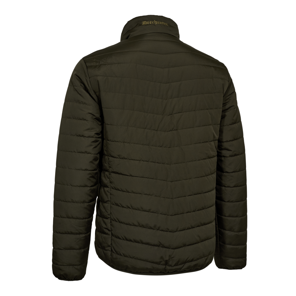 Deerhunter MOOR Fully Padded Jacket – bélelt férfi kabát – 5567 – Timber – erdei barna (393) – hátulnézet