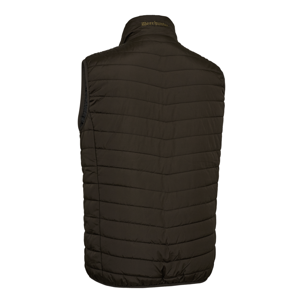 Deerhunter MOOR Fully Padded bélelt vadászmellény – 4567 – Brown Leaf – levélbarna (571) – hátulnézet