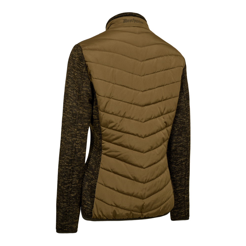 Deerhunter MOOR bélelt kabát – női – 5569 – Butternut – dióbarna (347) – hátulnézet
