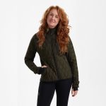 Deerhunter MOSSDALE steppelt kabát – női – 5543 – Forest Green – erdőzöld (361) – elölnézet