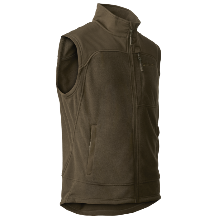Deerhunter MUFLON PRO Fleece rétegezhető polár vadászmellény – 4872 – Art Green – zöld (376) – elölnézet