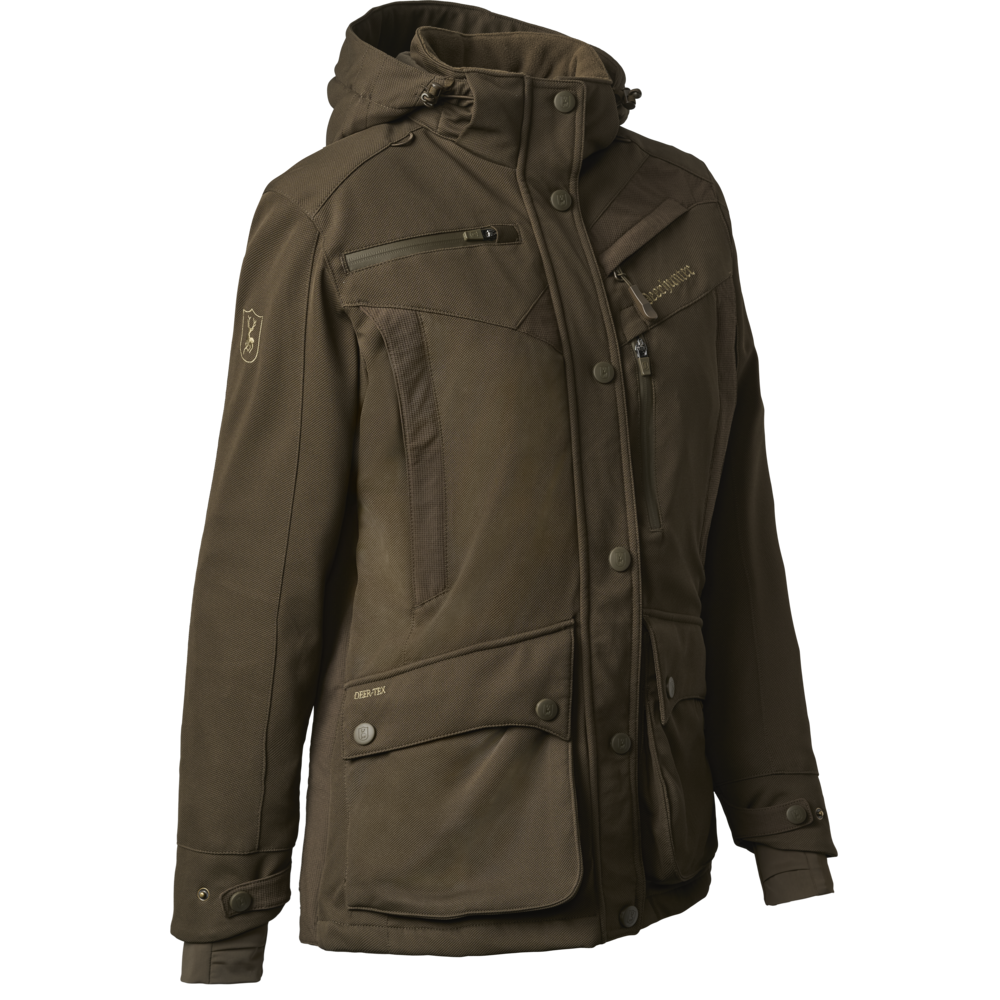 Deerhunter MUFLON PRO kabát – női – 5610 – Art Green – zöld (376) – elölnézet