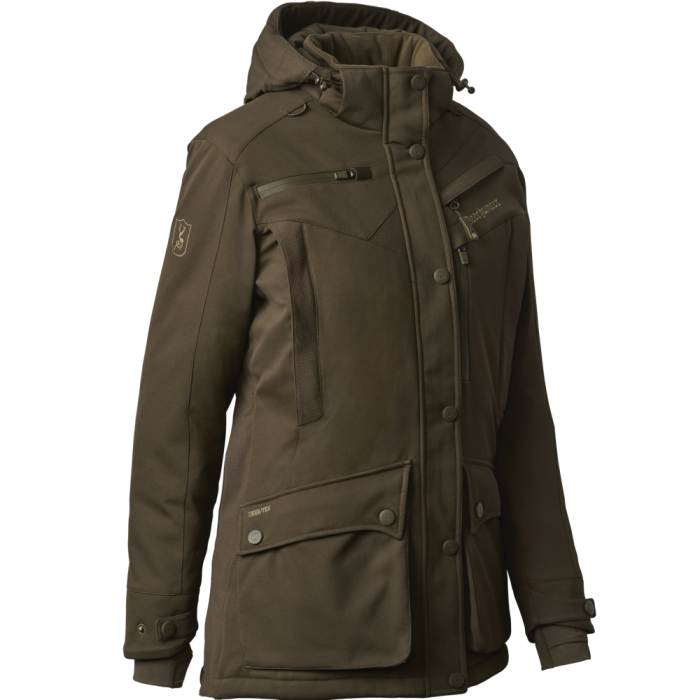 Deerhunter MUFLON PRO téli kabát – női – 5611 – Art Green – zöld (376) – elölnézet