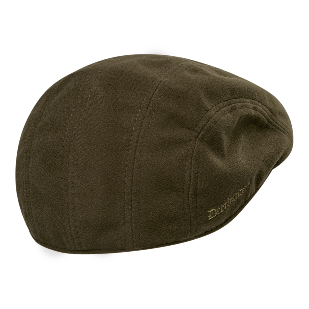 Deerhunter PRO GAMEKEEPER bélelt lapos sapka 6725 – Peat – tőzegbarna (391) – hátulnézet