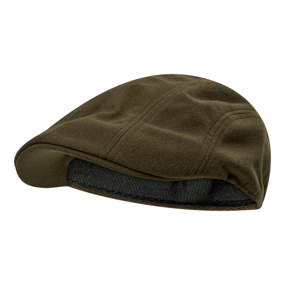 Deerhunter PRO GAMEKEEPER bélelt lapos sapka 6725 – Peat – tőzegbarna (391) – elölnézet