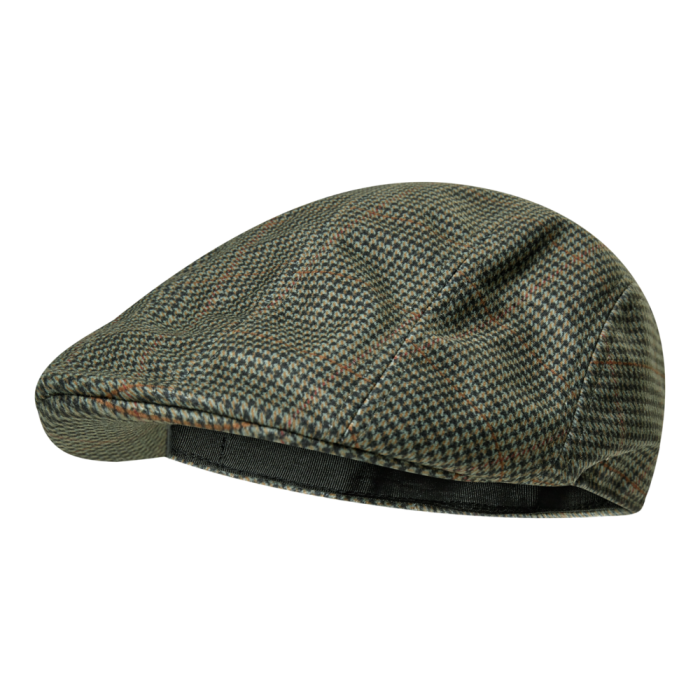 Deerhunter PRO GAMEKEEPER bélelt lapos sapka 6725 – Turf – gyepzöld (342) – elölnézet