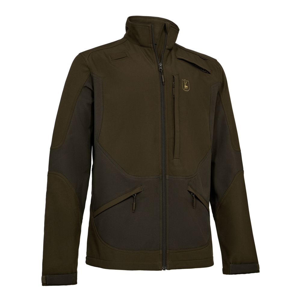 Deerhunter ROGALAND Softshell Jacket – férfi softshell vadászkabát – 5765 – Fallen Leaf – avarbarnás (381) – elölnézet