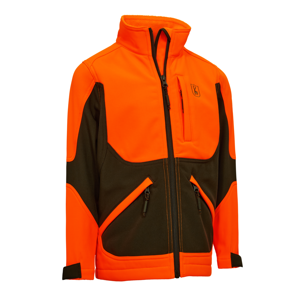 Deerhunter ROGALAND softshell kabát – ifjúsági – 5847 – Orange – narancssárga (663) – elölnézet
