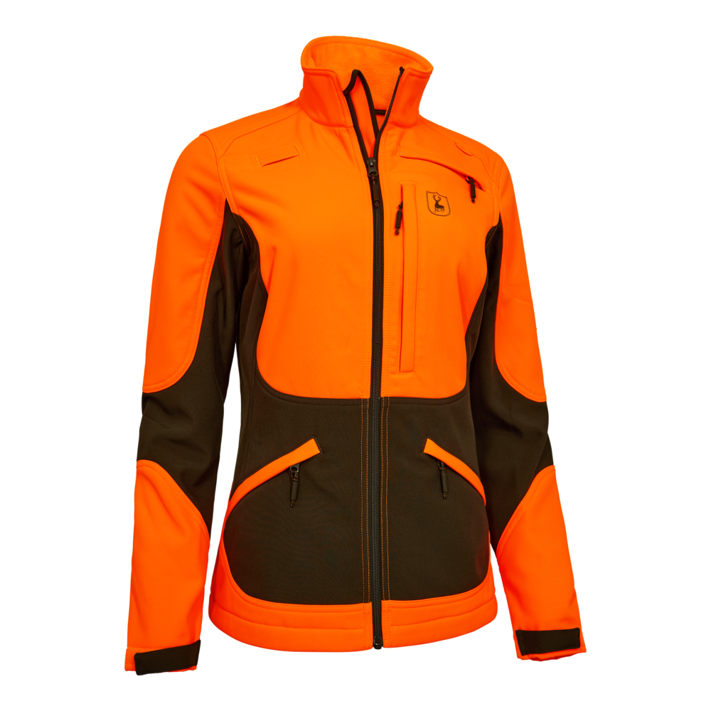 Deerhunter ROGALAND softshell kabát – női – 5693 – Orange – narancssárga (663) – elölnézet