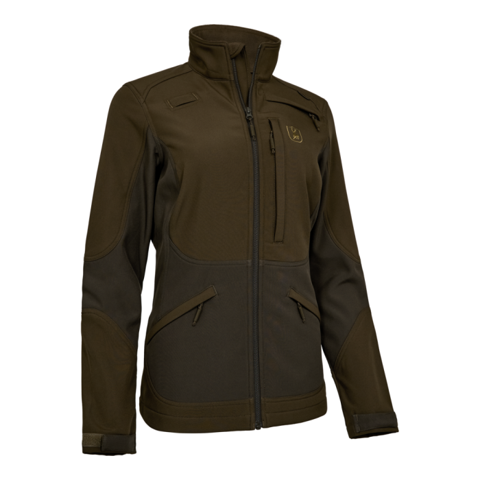 Deerhunter ROGALAND softshell kabát – női – 5694 – Fallen Leaf – avarbarnás (381) – elölnézet