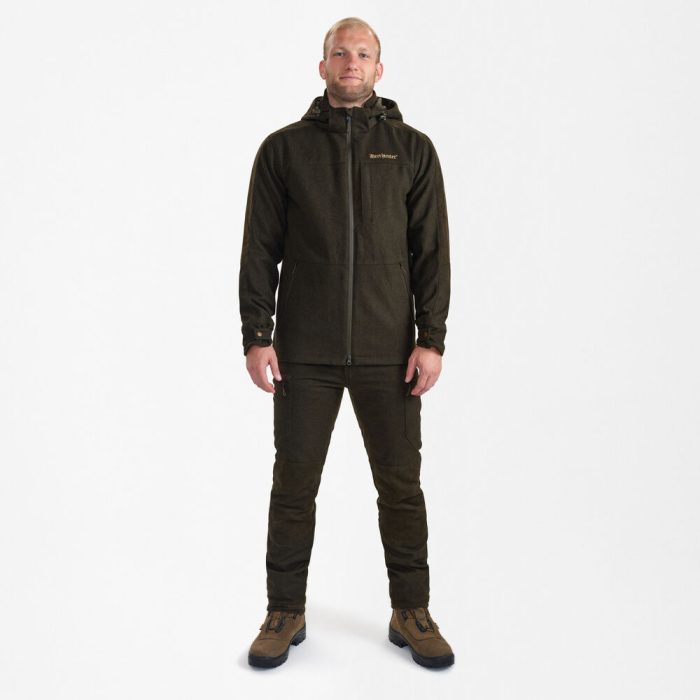 Deerhunter TATRA Active Jacket – gyapjúkeverék férfi aktív vadászkabát – 5859 – Loden Wood – erdei lódenszín (374) – elölnézet