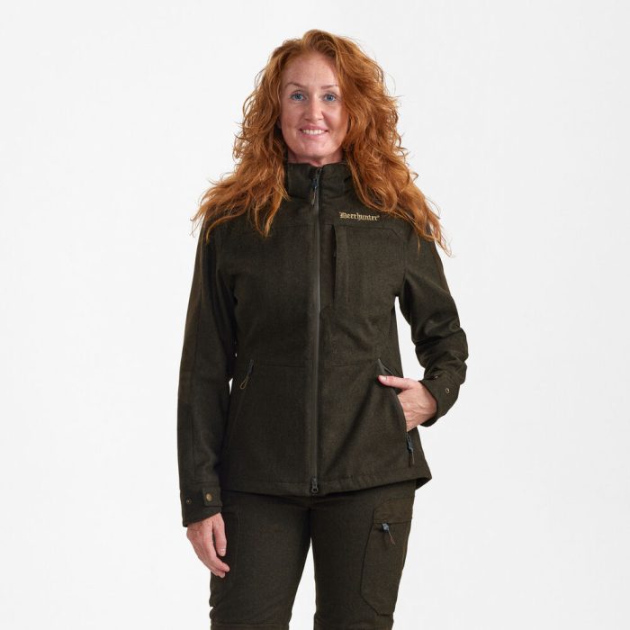 Deerhunter TATRA Active kabát – női – 5817 – Loden Wood – erdei lódenszín (374) – elölnézet