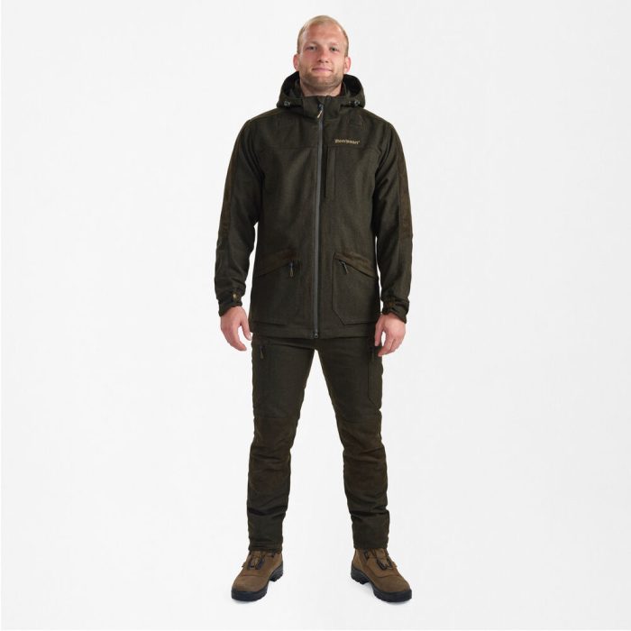 Deerhunter TATRA Jacket – gyapjúkeverék férfi vadászkabát – 5858 – Loden Wood – erdei lódenszín (374) – elölnézet