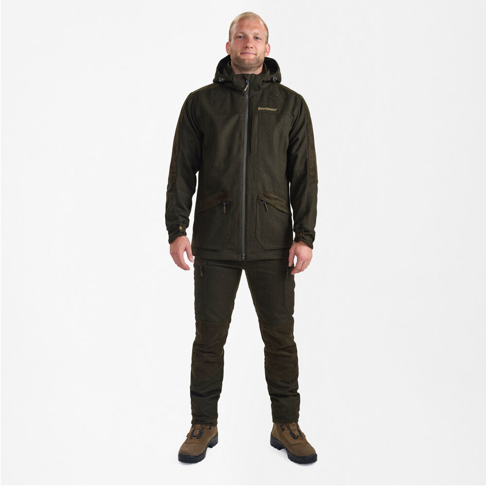 Deerhunter TATRA Jacket – gyapjúkeverék férfi vadászkabát – 5858 – Loden Wood – erdei lódenszín (374) – elölnézet