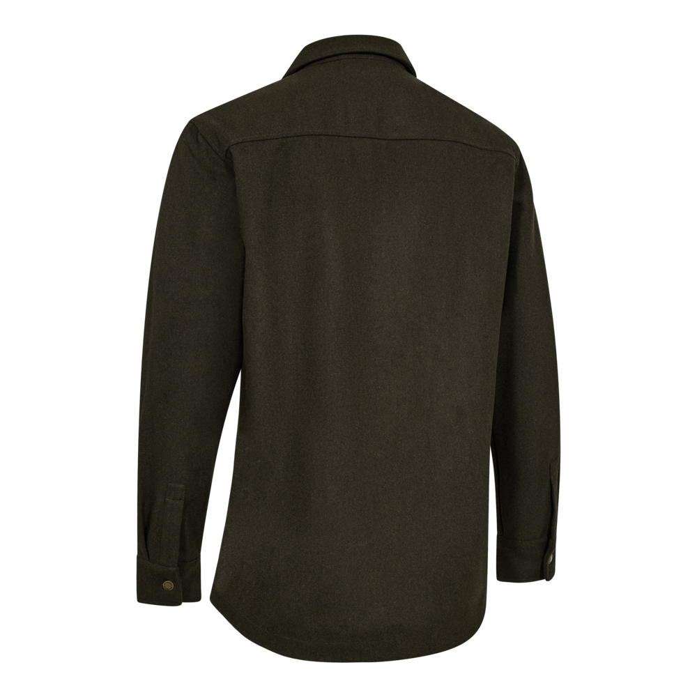 Deerhunter TATRA Overshirt – vastag gyapjúkeverék férfi felső ing – 8858 – Loden Wood – erdei lódenszín (374) – hátulnézet